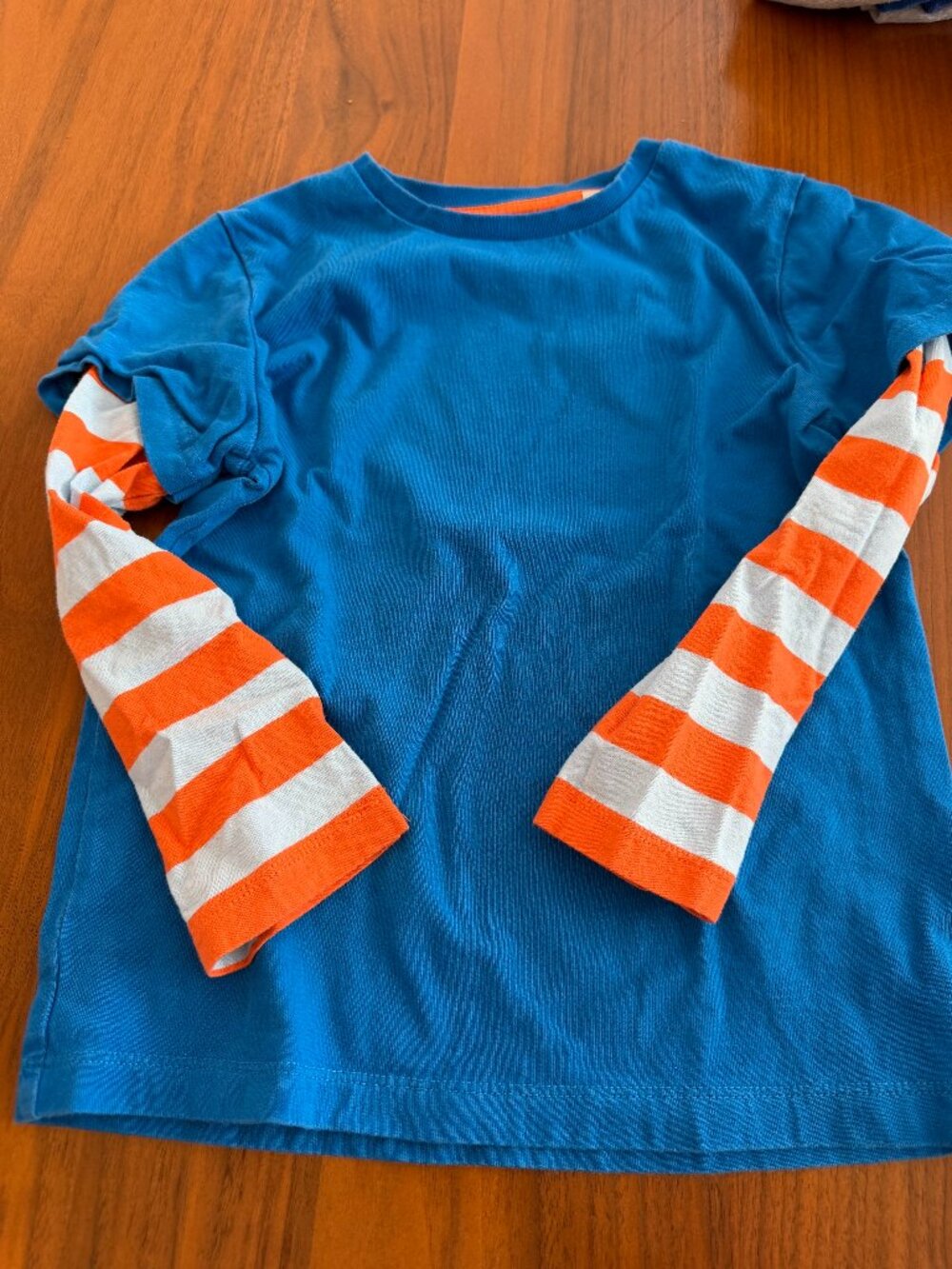Mini Boden Boys long sleeved "two tees in one" / 5-6